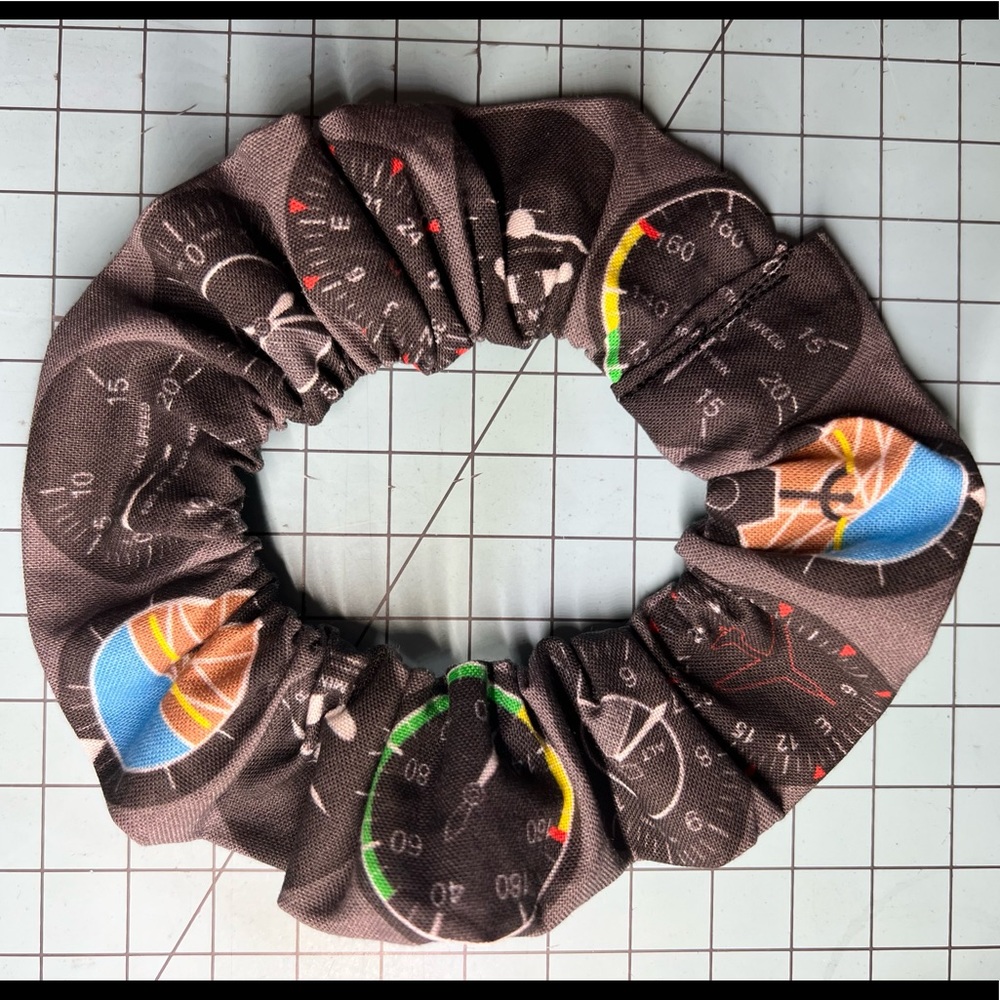 Aviation pilots hair scrunchie-female pilot hair tie- nstrument panel Aviation
